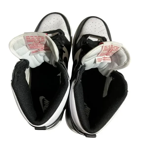 Nike Black Dunk High Panda White Sneakers Streetwear DD1869 103 - Picture 7 of 9